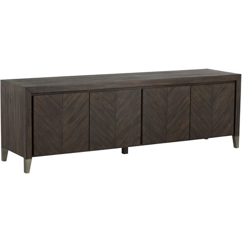 Greyson 78.75 inch Smoke Acacia Media Console & Cabinet